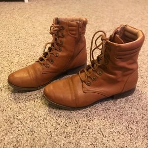 Brown boots size 8